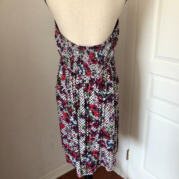 ** SOLD** Torrid Floral Strapless Dress 2 18/20 - Picture 5 of 6
